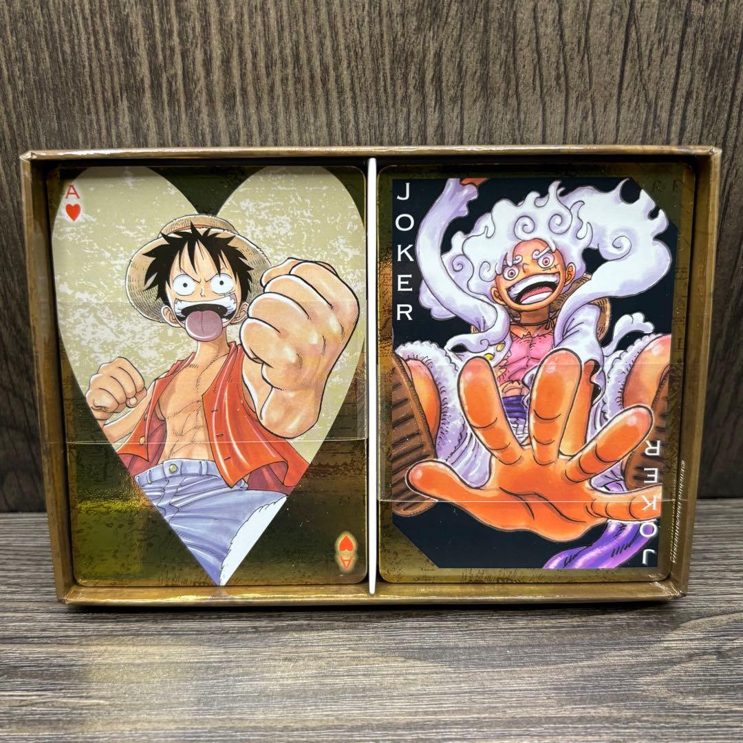未使用品ワンピース ONE PIECE ゴールデントランプ 麦わらの一味 ルフィ