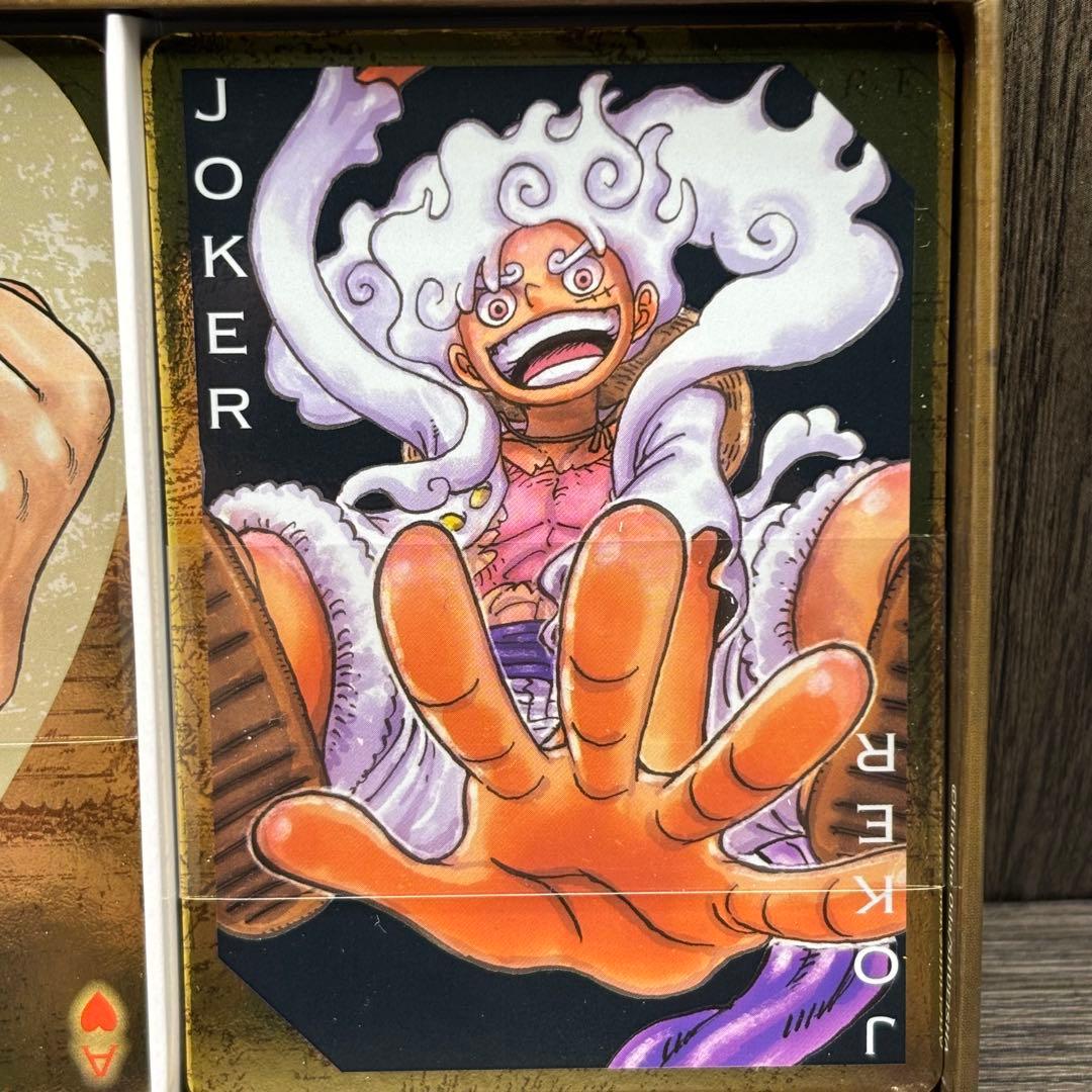 未使用品ワンピース ONE PIECE ゴールデントランプ 麦わらの一味 ルフィ