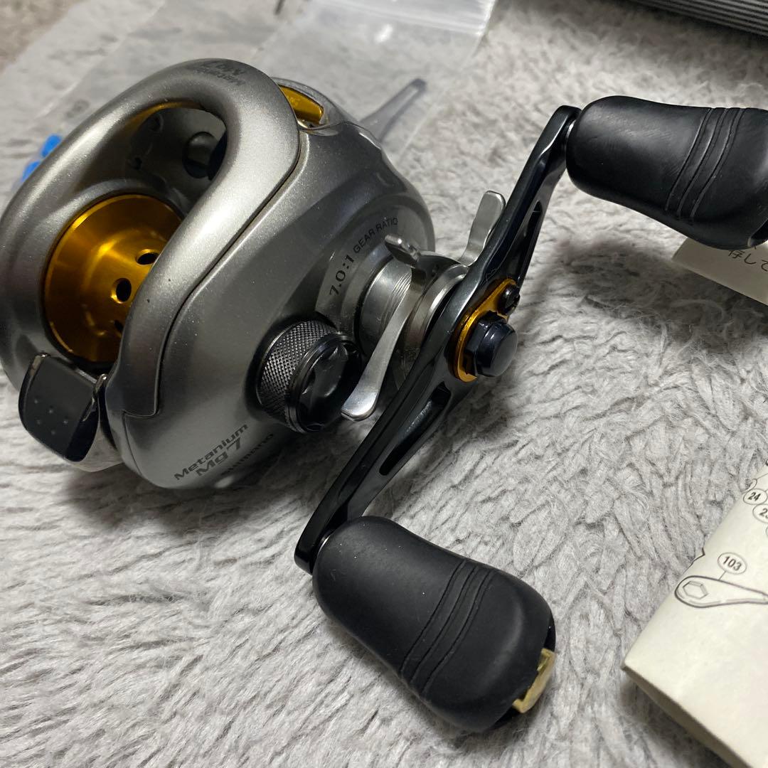 ウ*子様 シマノ　07メタニウムMG7 極美品　カスタム　右ハンドル