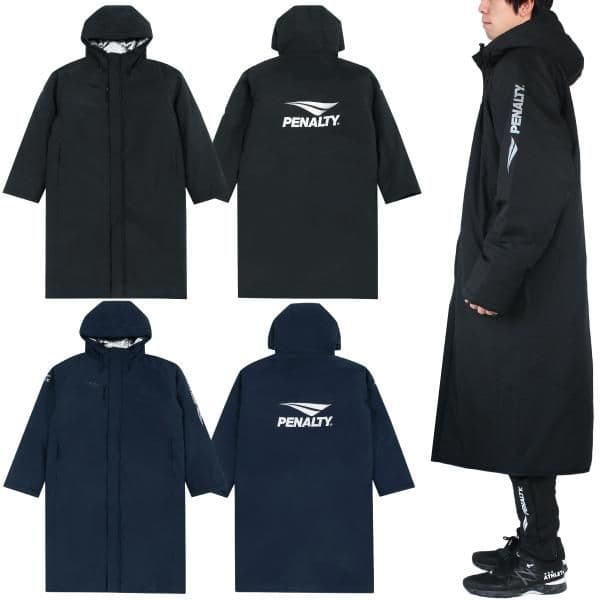 PENALTY ネイビー フード付きロングベンチコート