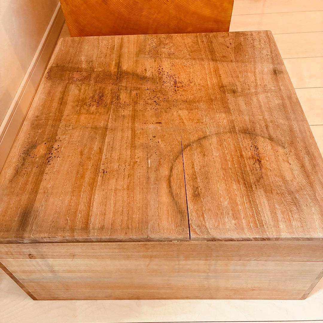 【ももこ】本榧　囲碁盤　6寸8分　6.8寸　天地柾目　前田榧碁盤店