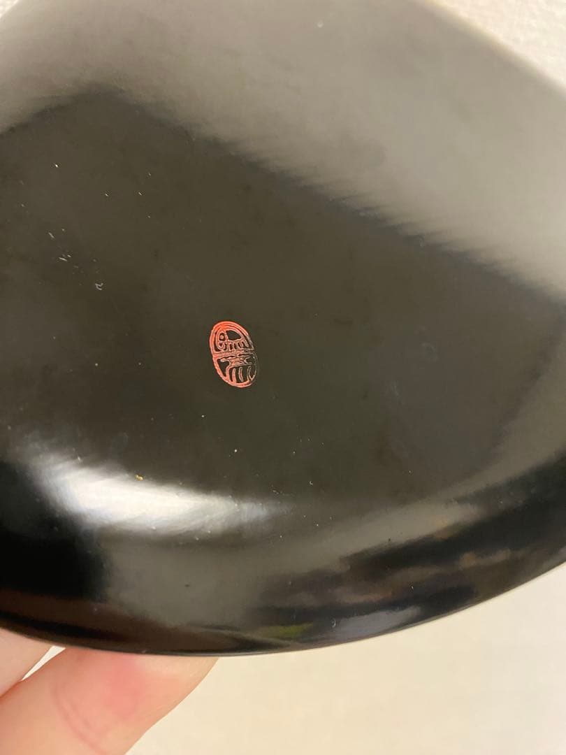 平安象彦 源氏雲 蛤形 銘々皿 5枚揃い 菓子盆 お盆