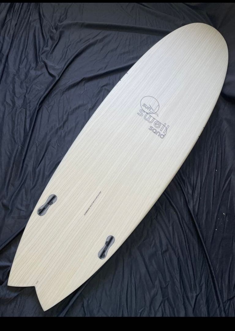 新品ウッドミッドツインフィッシュ6,10 ALOHA ミッドレングス