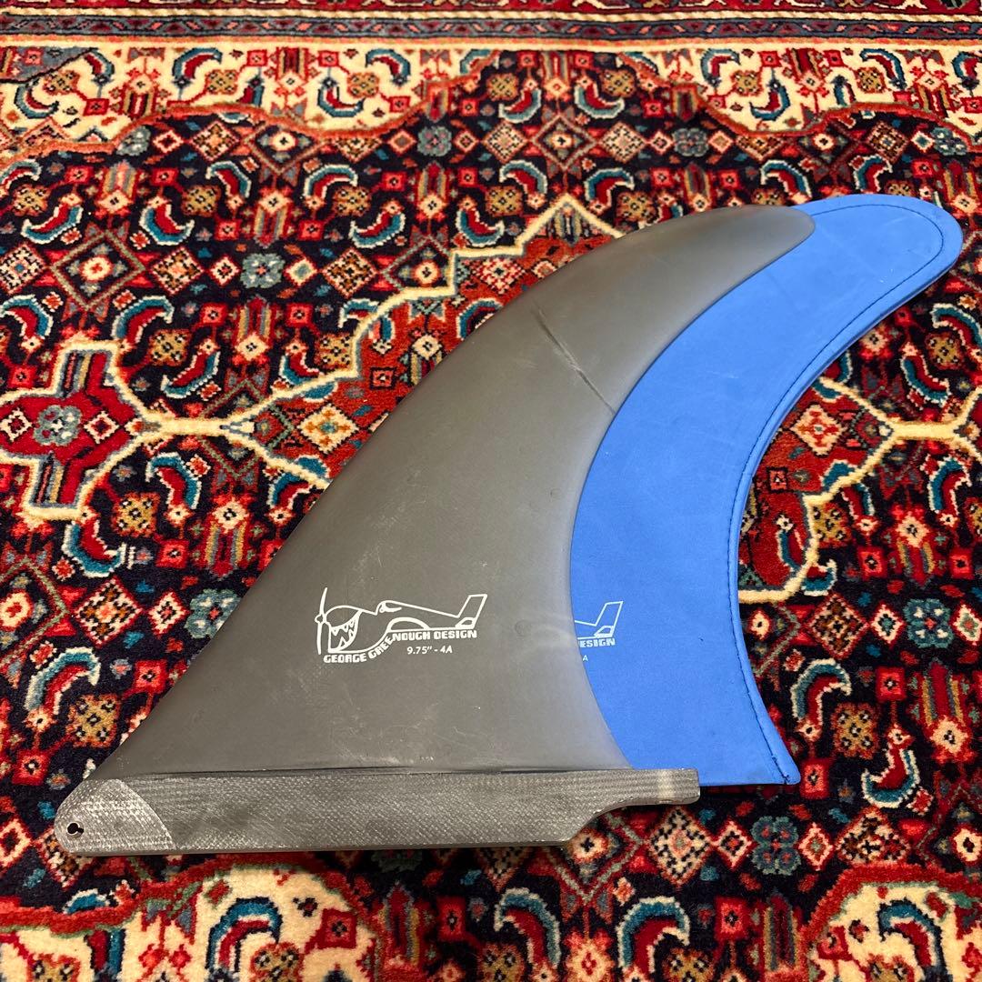 ジョージグリノー　9.75 4A ロングボード　センターフィン　フィンカバー付き