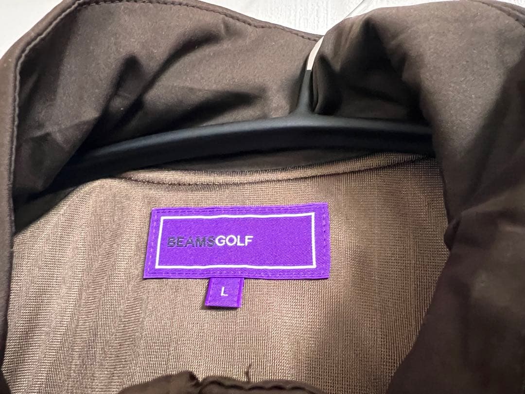 BEAMS GOLF ダウンベスト ダークブラウン