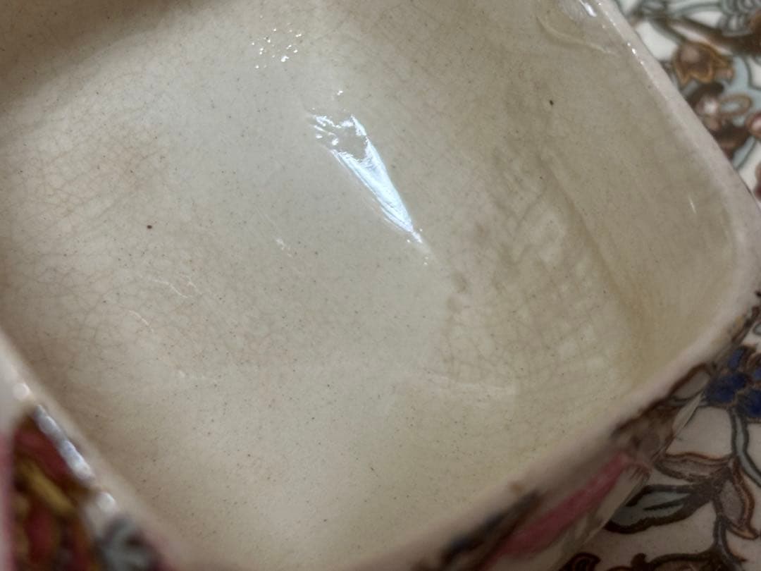 希少フランスアンティーク　サルグミンヌ　アンファンリシャールのカップ&ソーサー④