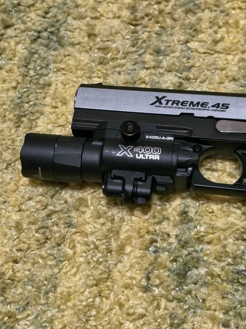 XTREME .45 ガスガン X400 ULTRAライト付き