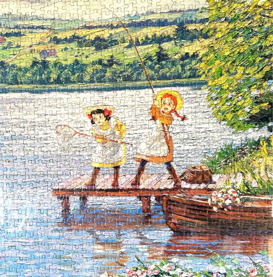 RORD 赤毛のアン 1000Pきらめきの湖(完成品)+皿