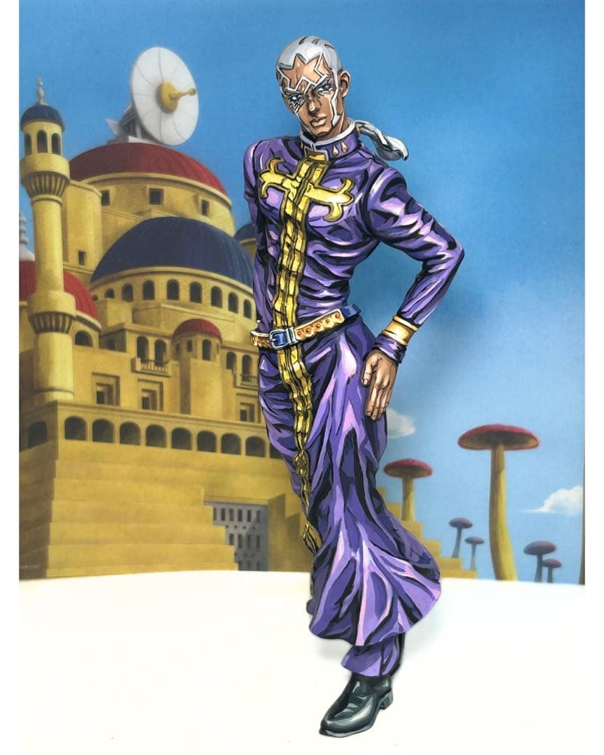 ジョジョの奇妙な冒険　フィギュア　二次元　リペイント　一番くじ　プッチ　ジョジョ