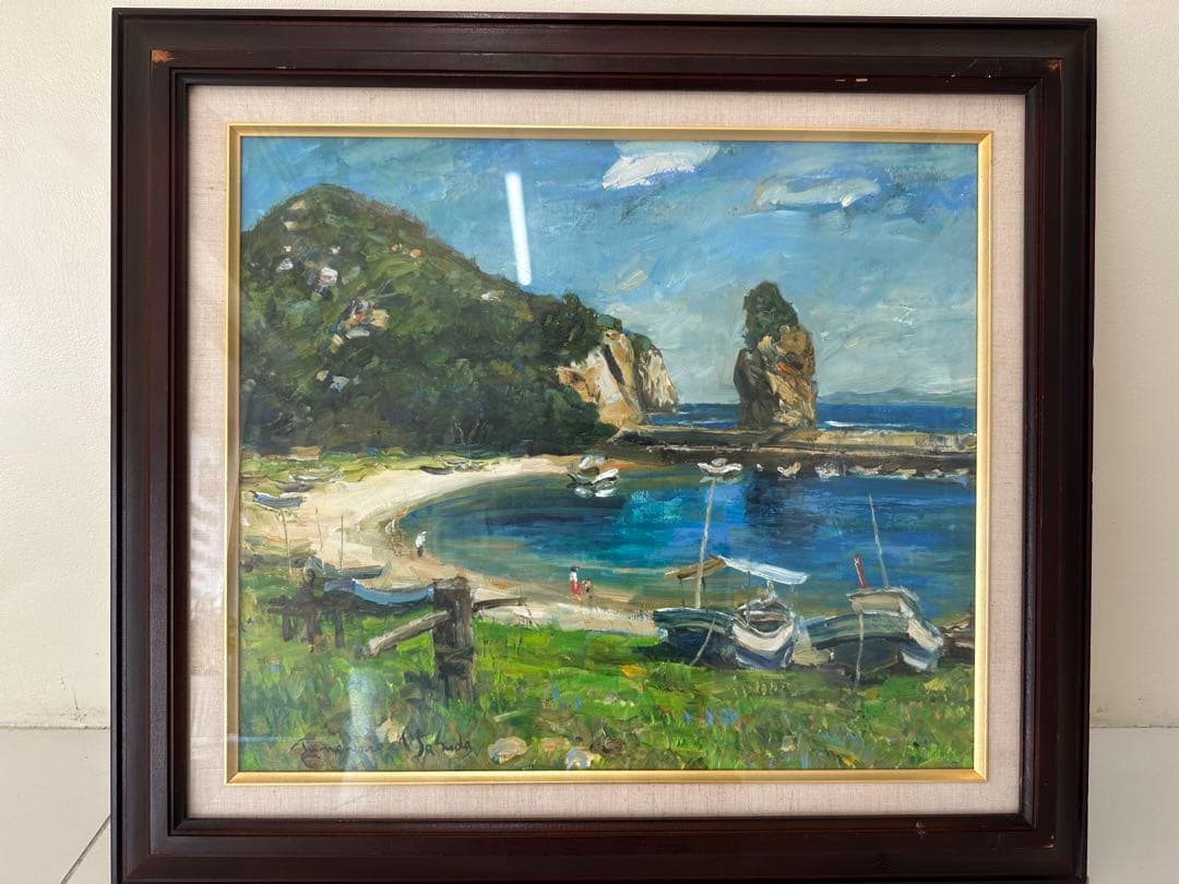 絵画　増田常徳　蒲戸崎にて