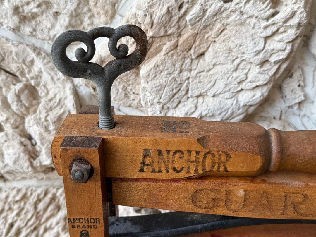 【値下げ】アンティーク アンカー 社ローラー式脱水機