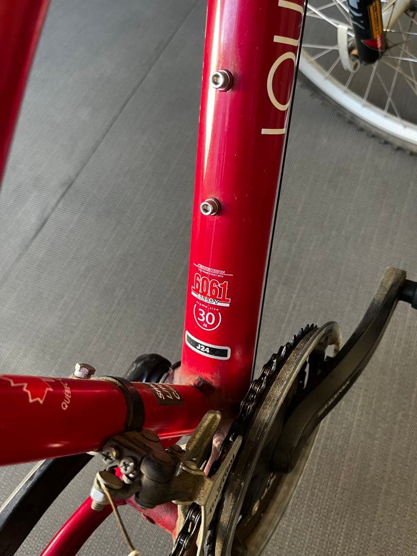 武蔵野市、三鷹市内手渡し希望、ルイガノ、子供用自転車24インチ レッド