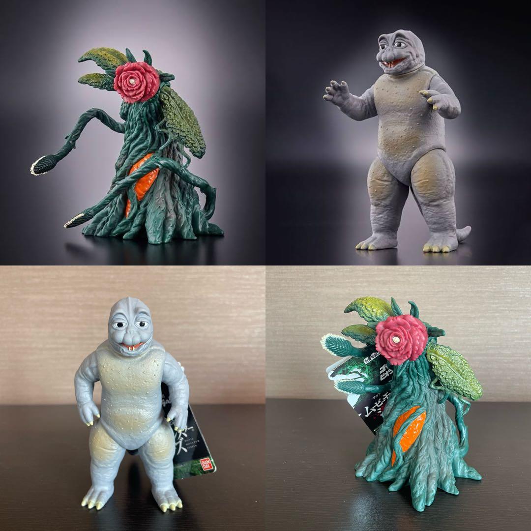 ゴジラ・ストア限定　ムービーモンスターシリーズ ミニラ　ビオランテ　花獣形態