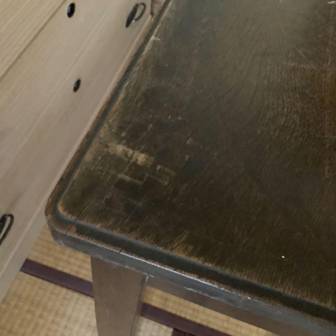 昭和レトロ　机　学習机　勉強机　作業台　テーブル　ヴィンテージ　アンティーク