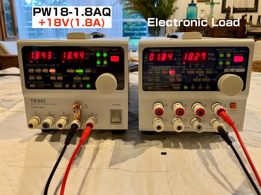 TEXIO 4-出力直流安定化電源 PW18-1.8AQ