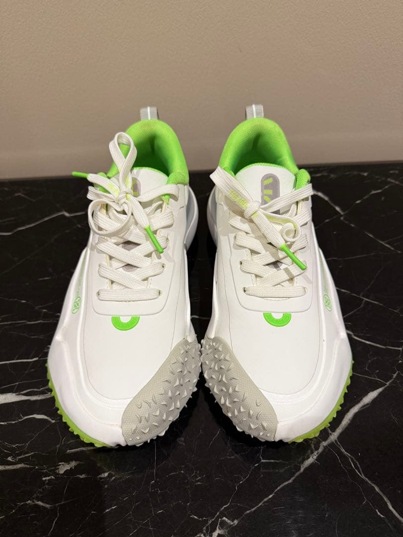 G/FORE ジーフォア ゴルフシューズ 25.5-26cmホワイト/グリーン