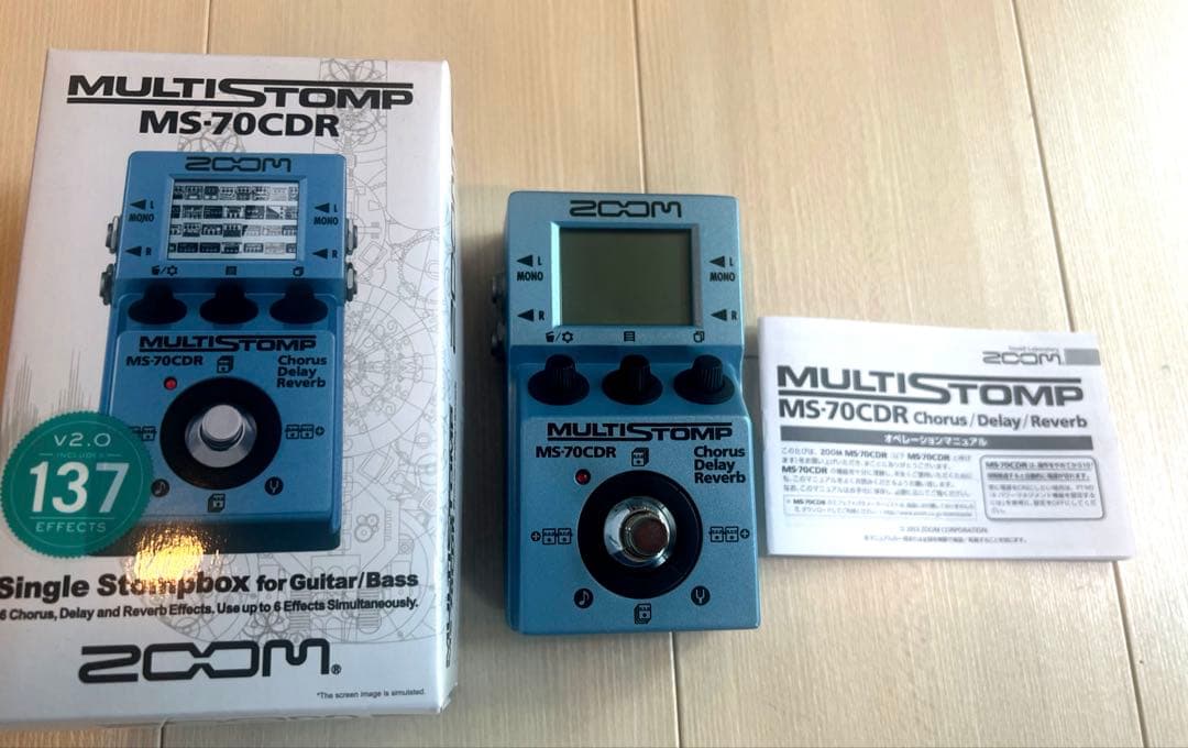 ZOOM MS-70CDR エフェクター