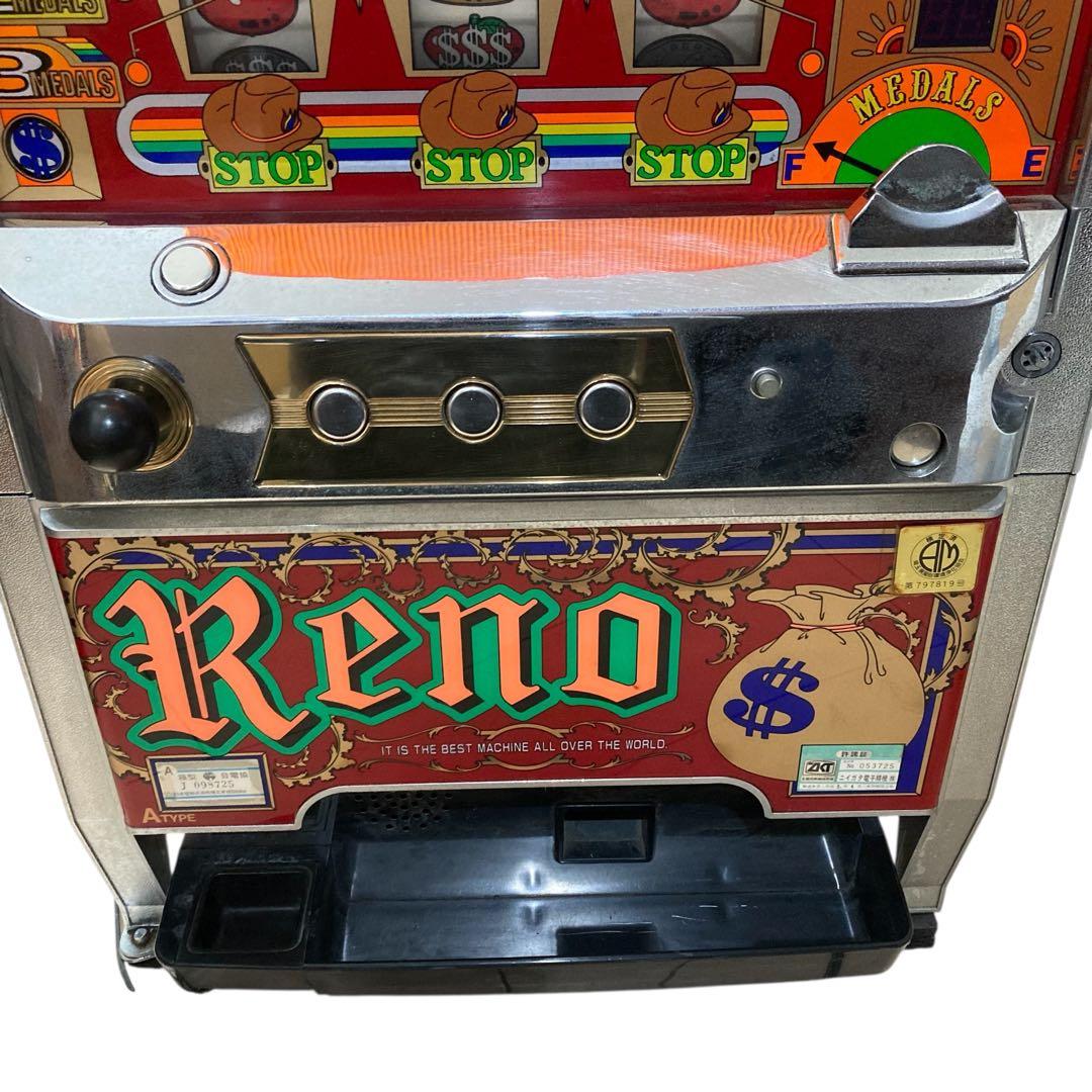 パチスロ実機　初代 Reno リノ 3号機　ニイガタ電子精機　レトロ台