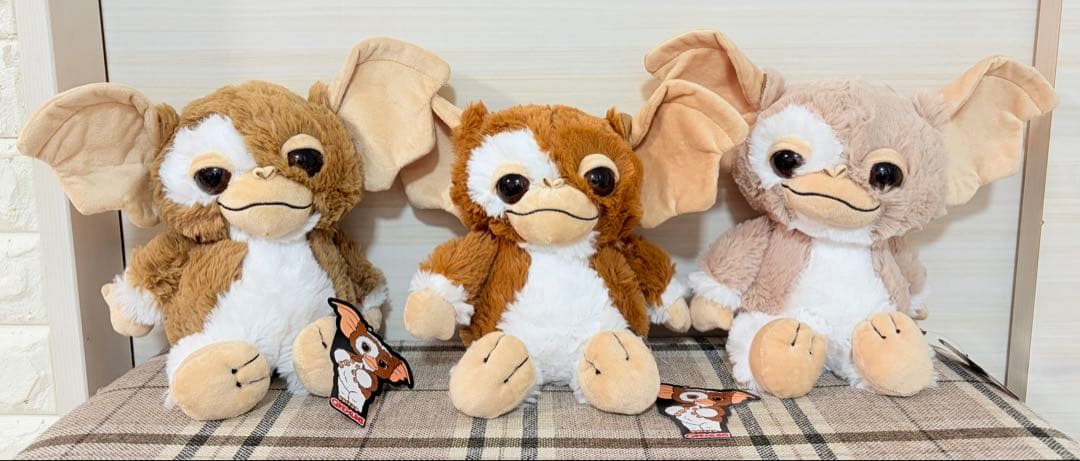 グレムリン　ギズモ　3種コンプリートセット　BIGぬいぐるみ タグ付　非売品