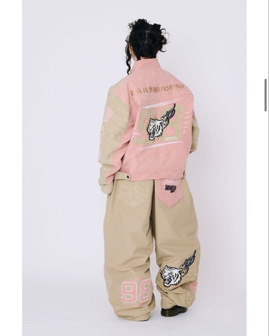 スノーボード Bsrabbit Pink Flame 98 Racing Jacket