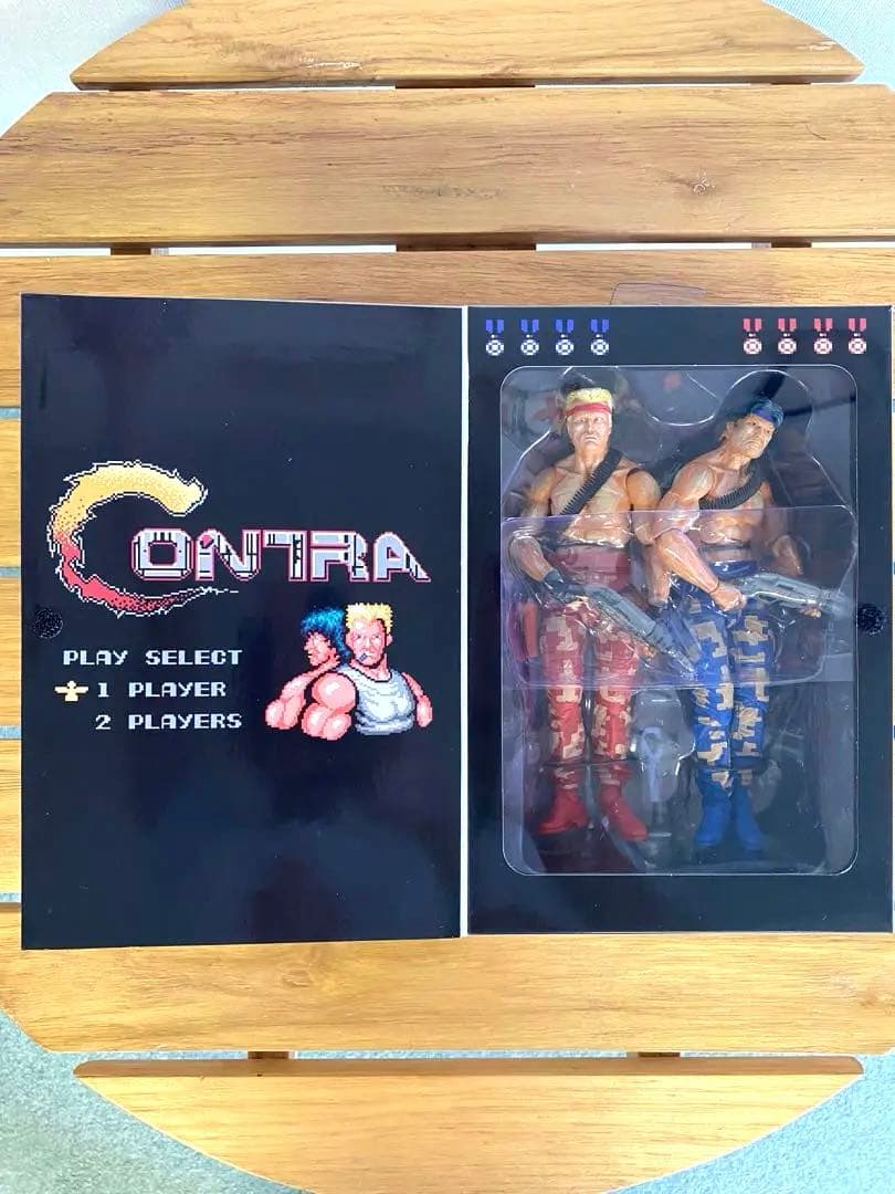 NECA 魂斗羅 コントラ ビル・ライザー ランス・ビーン フィギュア 未開封品
