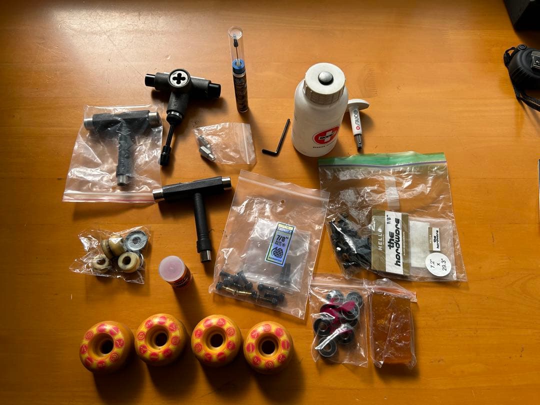 スケートボード メンテナンスキット ホイール ベアリング 工具