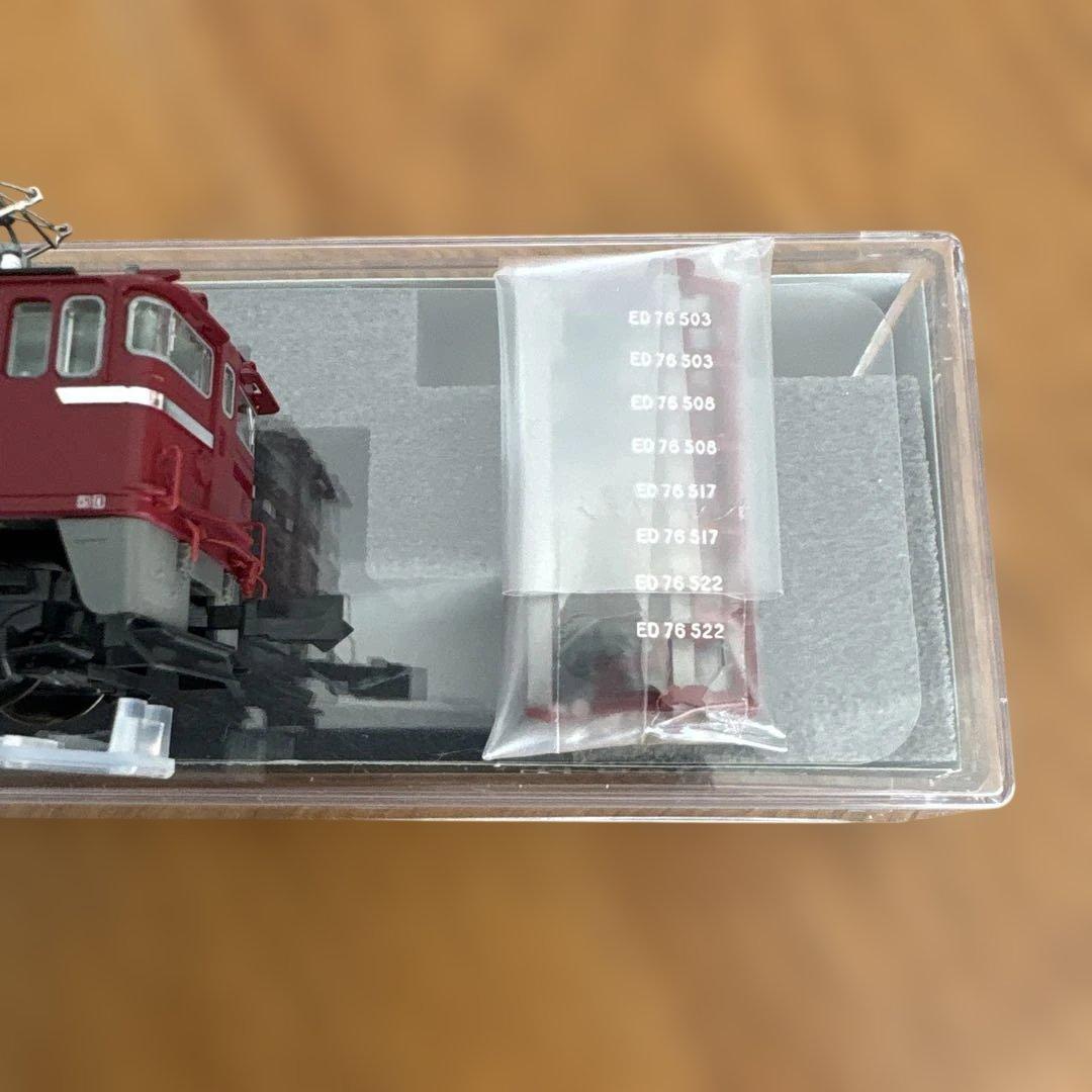 【希少】KATO 3071　ED76 500 付属品未使用未開封④