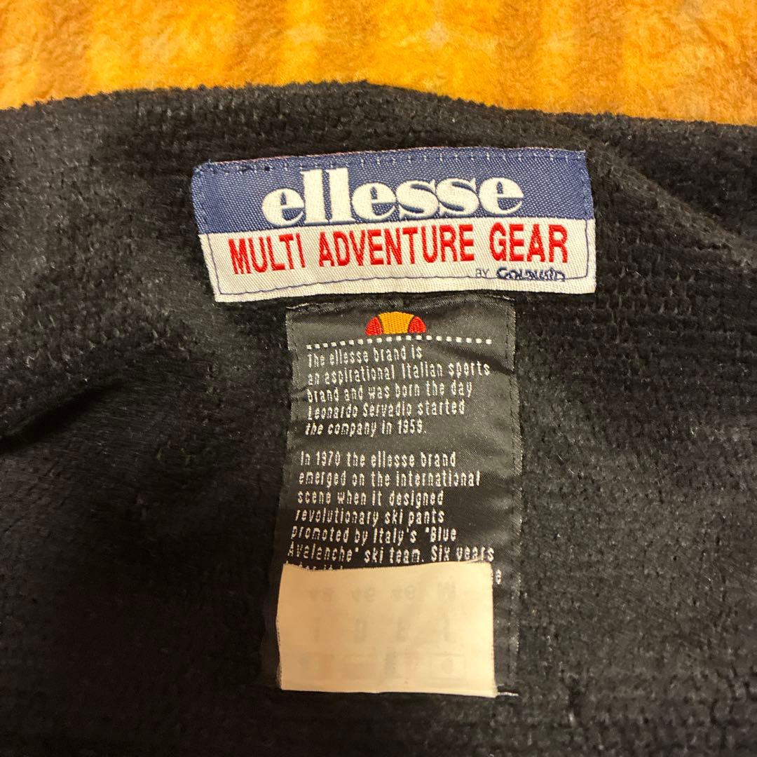 ellesse スノーボードウェア 赤/白 フード付き