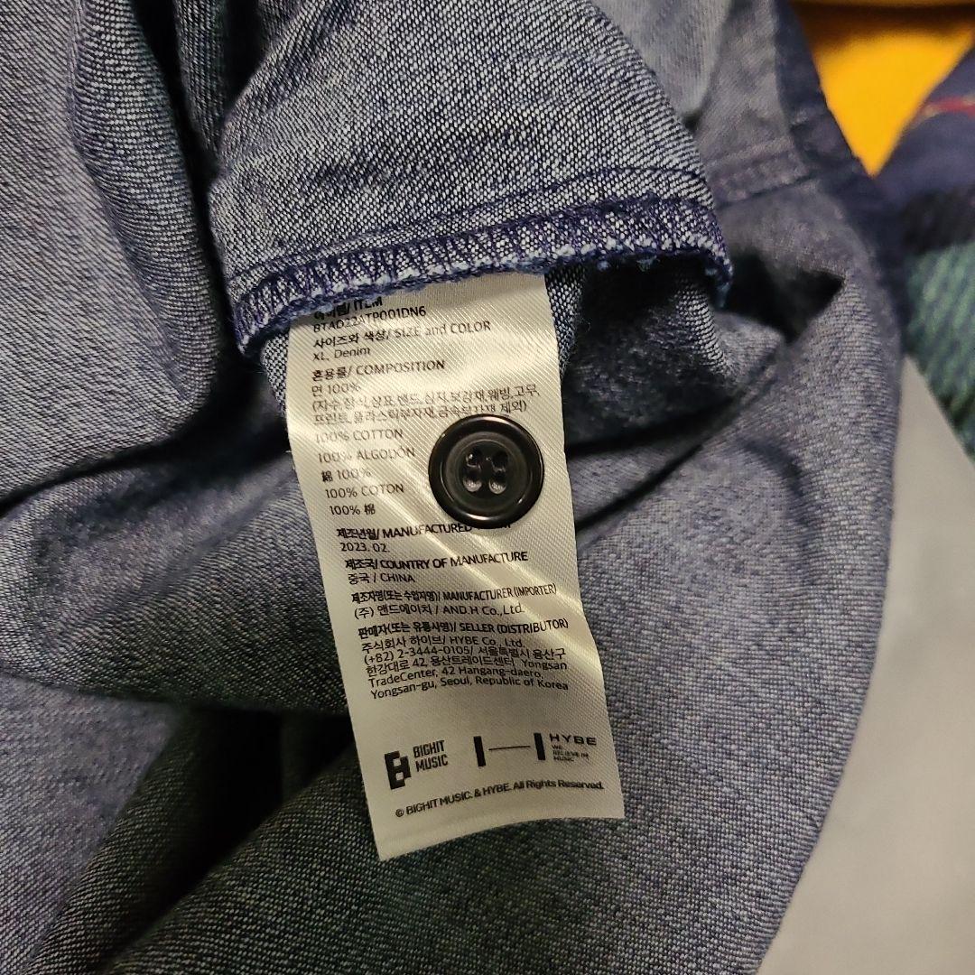 BTS RM INDIGO DENIM SHIRT未使用品
