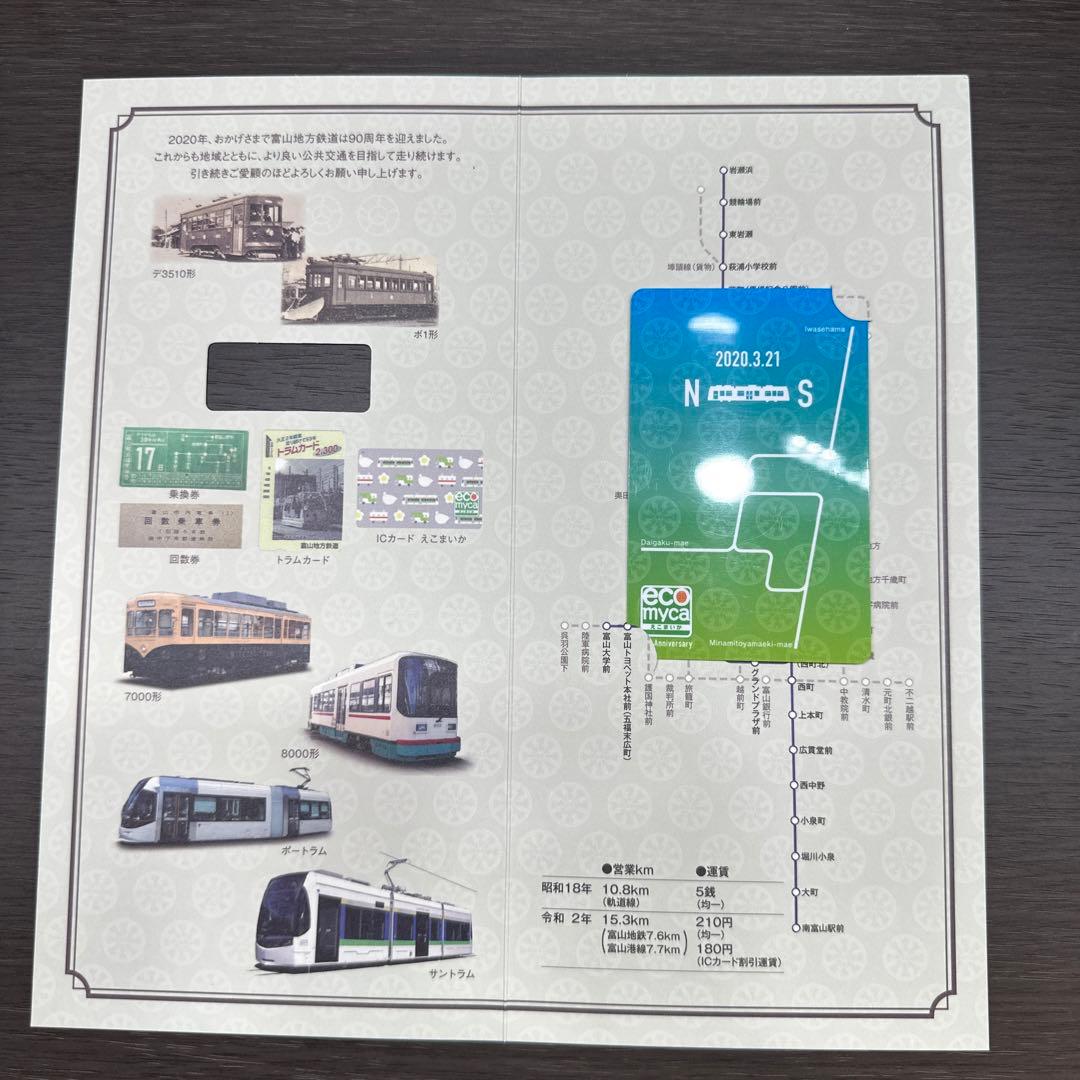 ICカード ecomyca(エコマイカ)（南北接続記念カード）