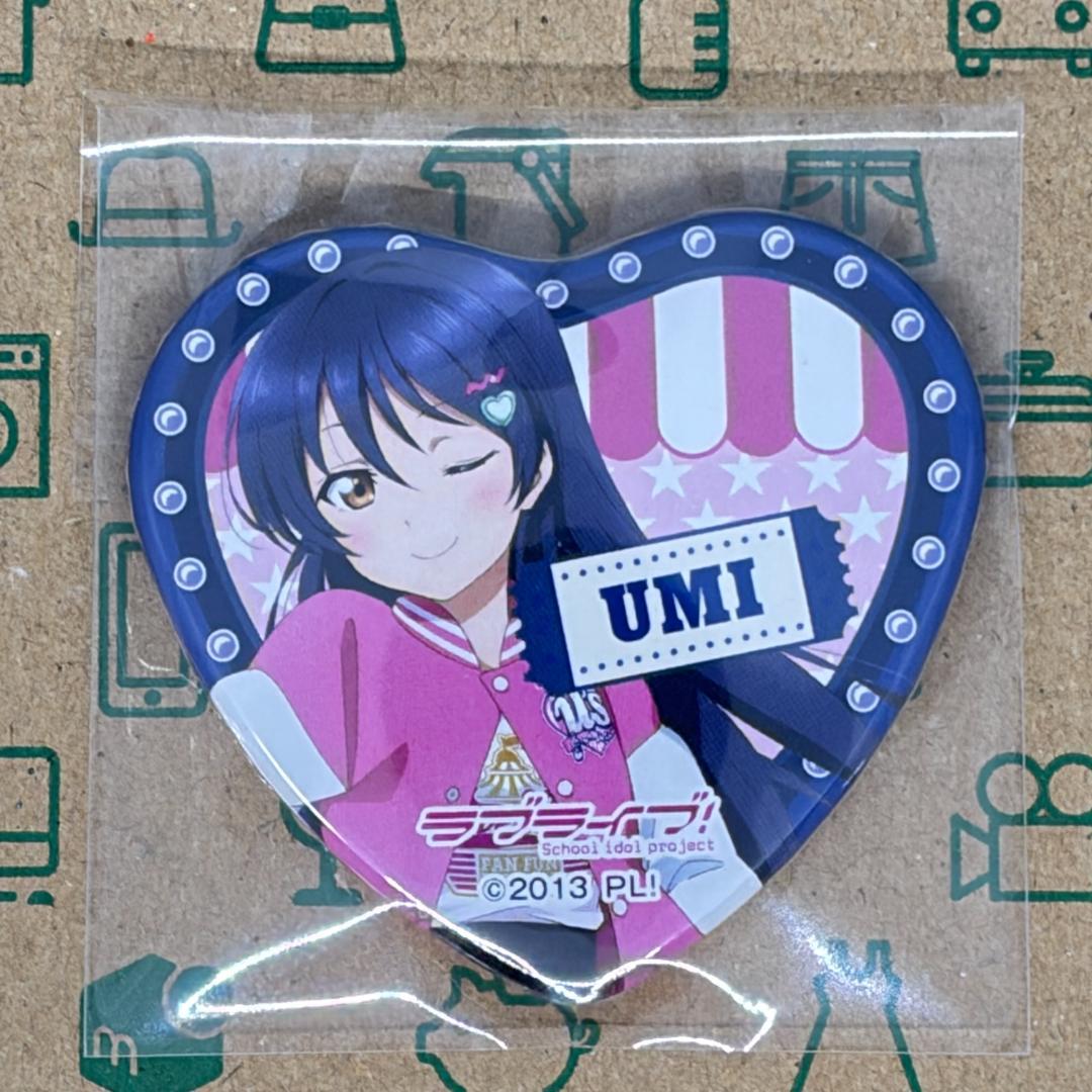 μ's ハート型缶バッジ 9点セット シリーズ15周年x全国遊園地コラボ