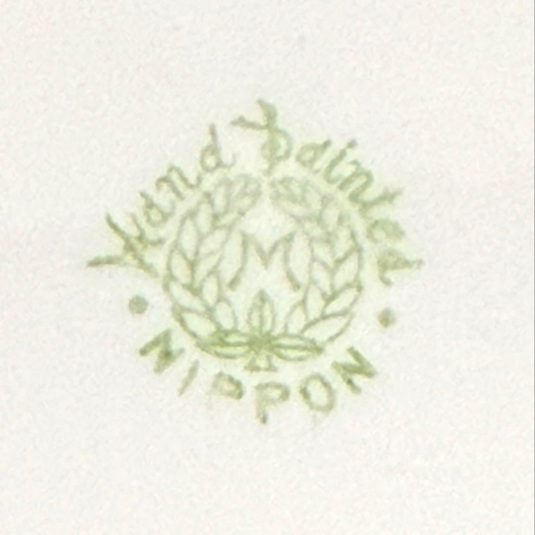 【100年モノ】オールドノリタケ センターハンドル皿 蝶文 M-NIPPON印