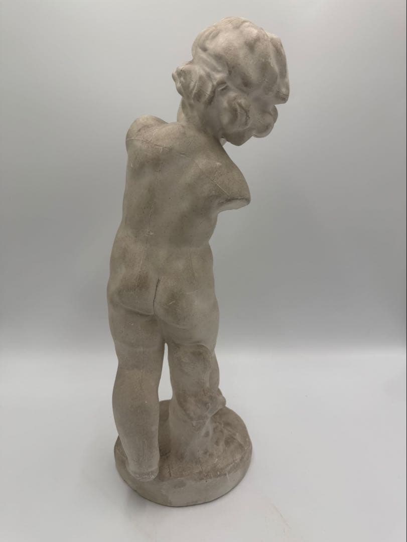 石膏像 小児立像 キューピット 美術　小僧