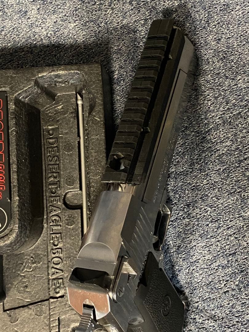 東京マルイ デザートイーグル クロームステンレス ガスブロ レイル 予備マガジン