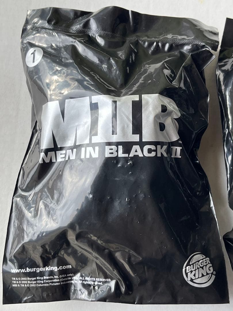 バーガーキング　米国　ミールトイ2002年　メン・イン・ブラック2全10個セット