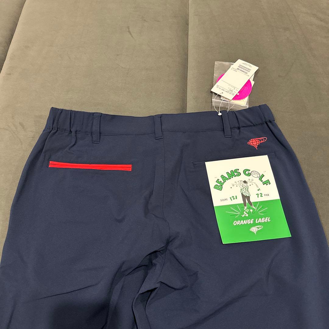新品‼️【BEAMS GOLF】　ネイビーゴルフパンツ　L