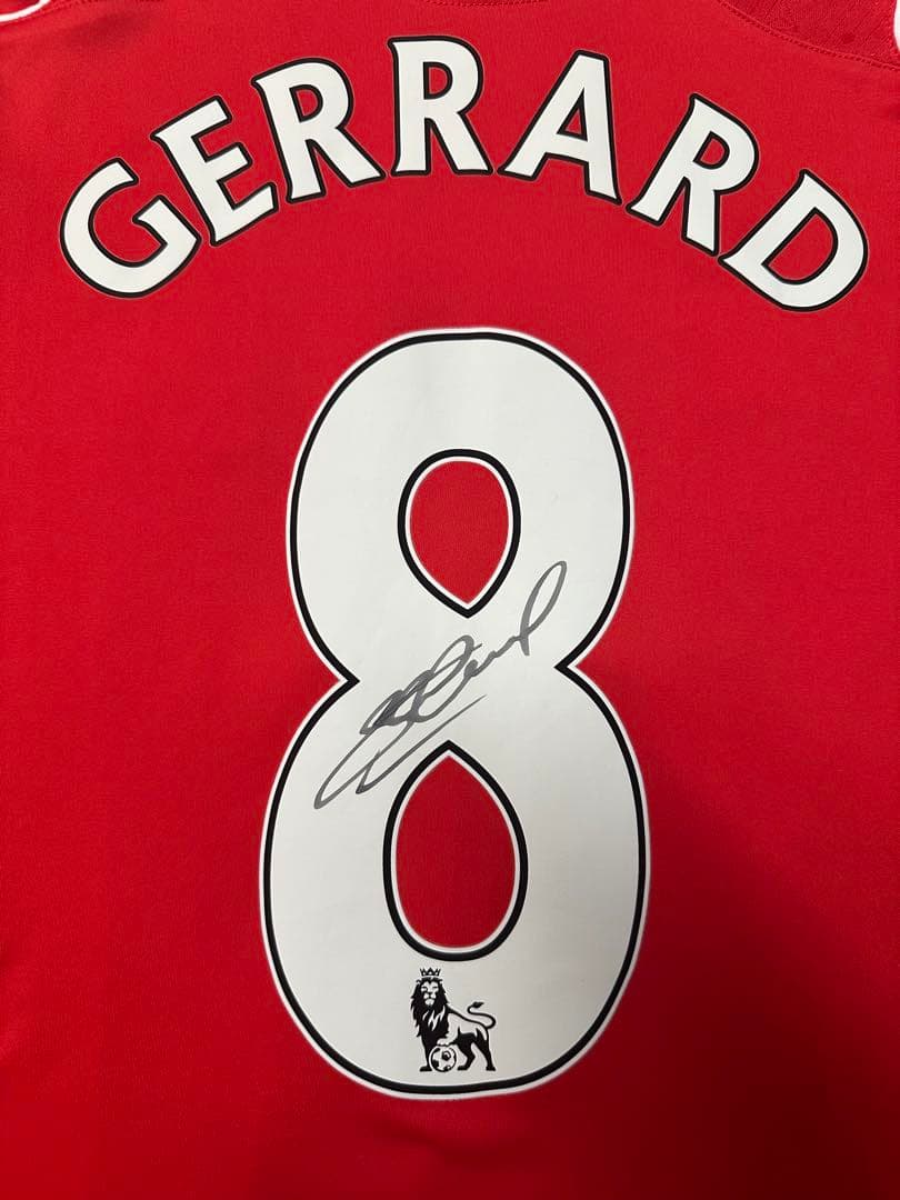 リバプール Liverpool スティーブン ジェラード サイン入りユニフォーム