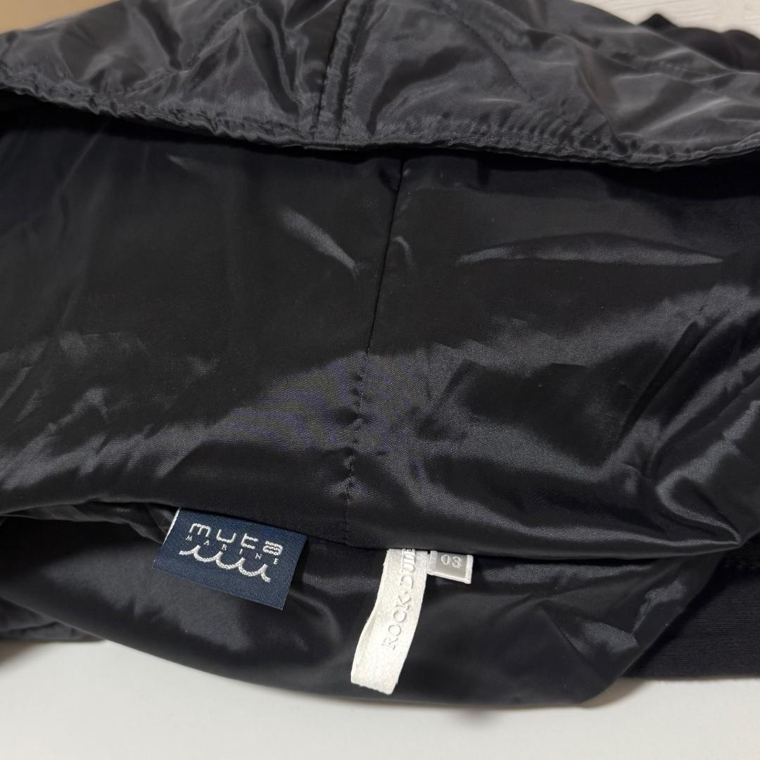 美品 【完売】ROCK・DUDE×muta Marine コラボキルトブルゾン