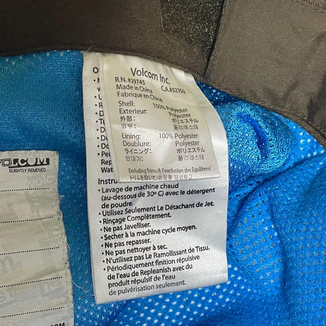 ボルコム　スキーウェア　ナイロンパンツ　総柄　ロゴ刺繍　タウンユース　XLサイズ