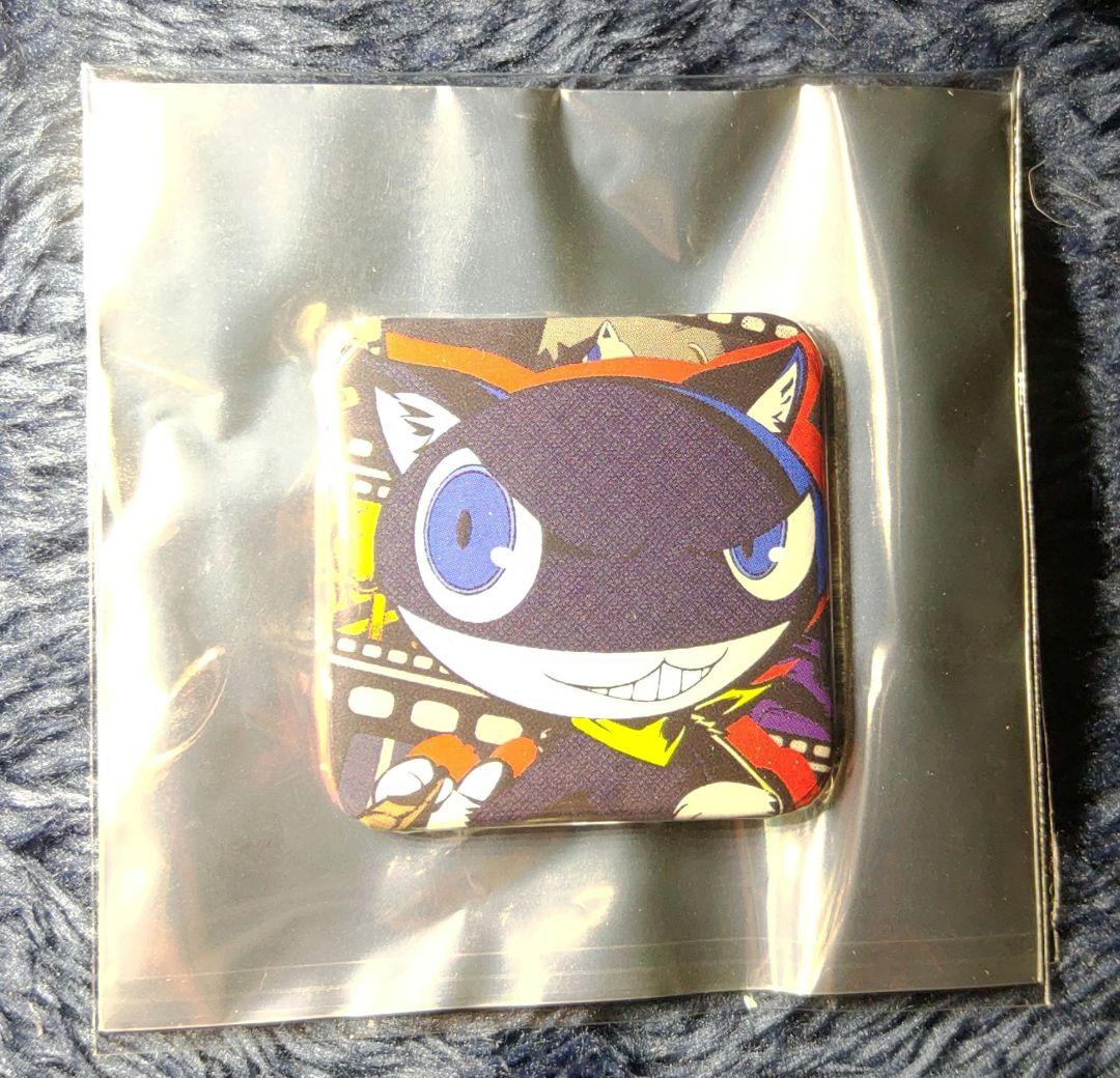 スクウェア缶バッジ　ペルソナ5ロイヤル　総攻撃　モルガナ