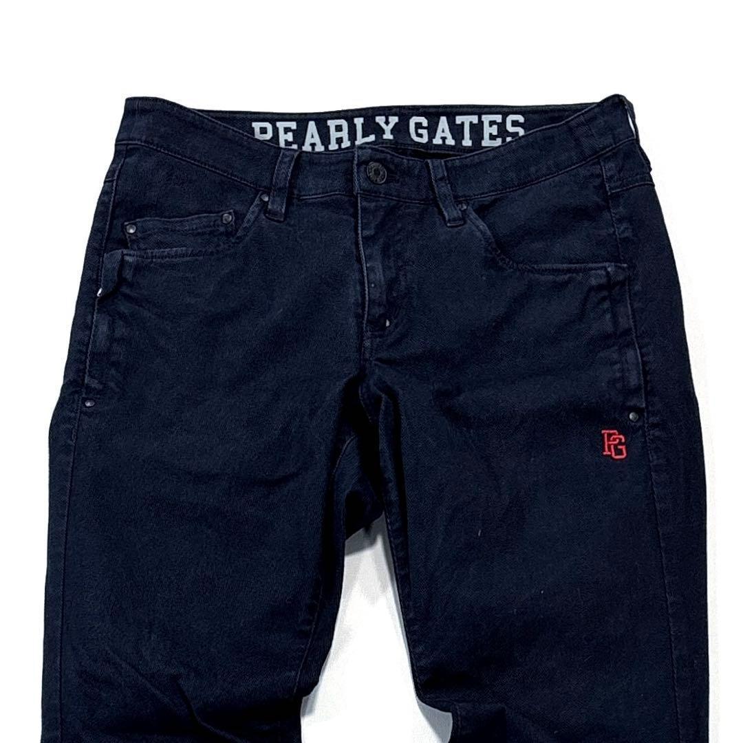 パーリーゲイツ　ロングパンツ　2/L ネイビー　オールシーズン　バックロゴ