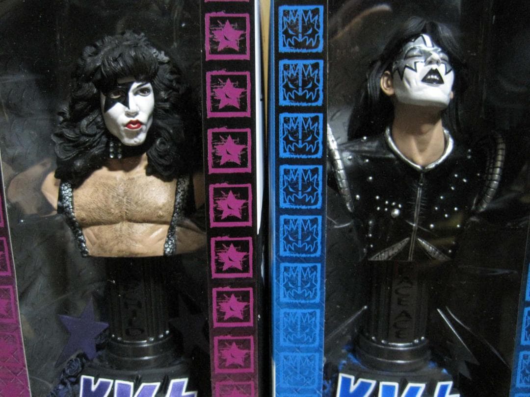 KISS スタチュー カラー4体フルセット　マクファーレン社　フィギュア