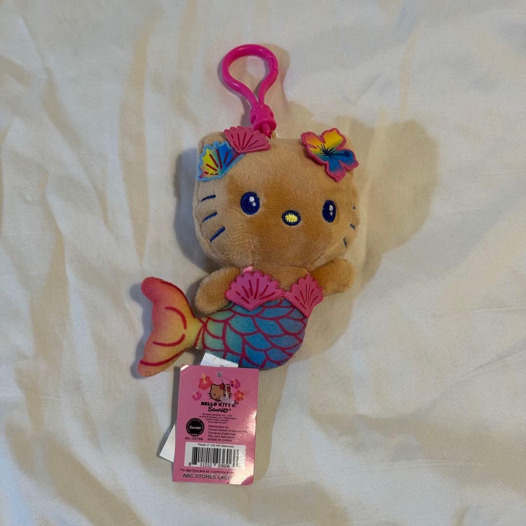 【新品】ハワイ限定　日焼けキティ　マーメイドキティ　キーホルダー　ストラップ