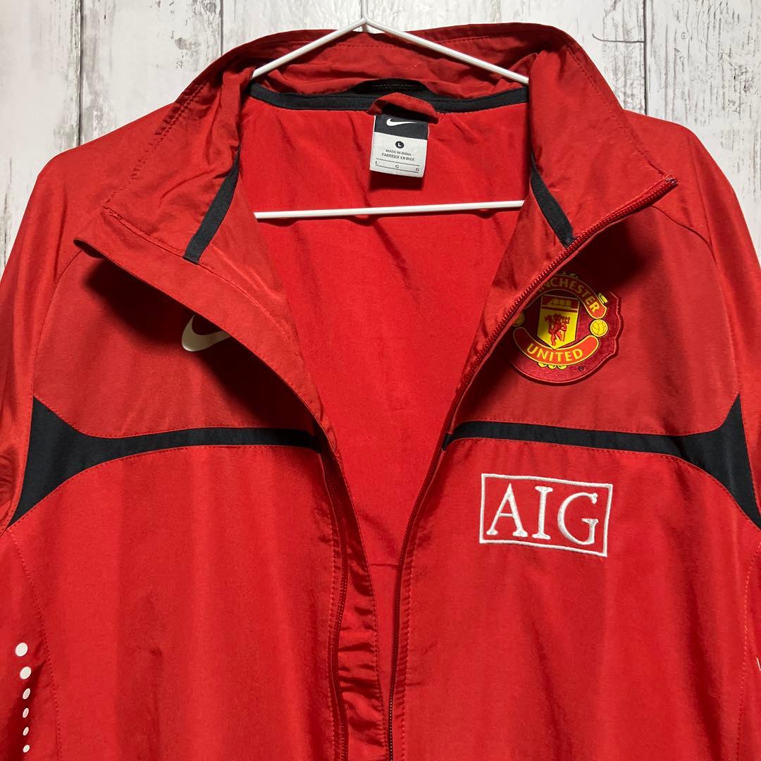 ナイキ サッカー マンチェスター・ユナイテッド ジャケット L