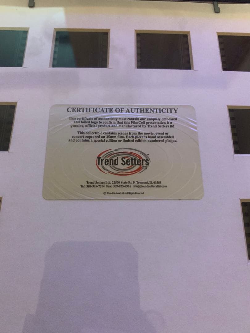 【美品】パイレーツオブカリビアン ジャックスパロウ 映画フィルム パネル