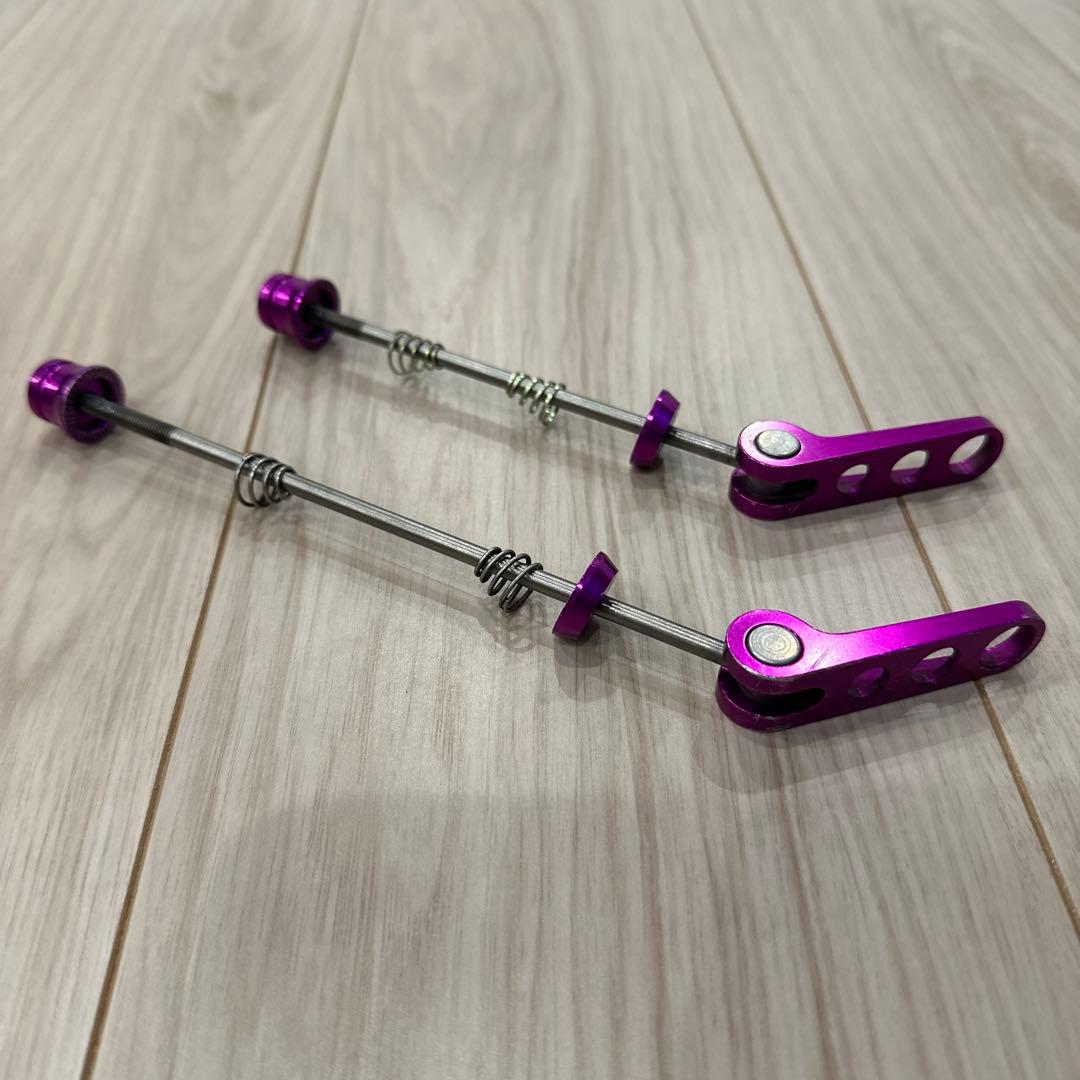 90s ringle チタンクイックリリース　パープル希少品！ 前後セット
