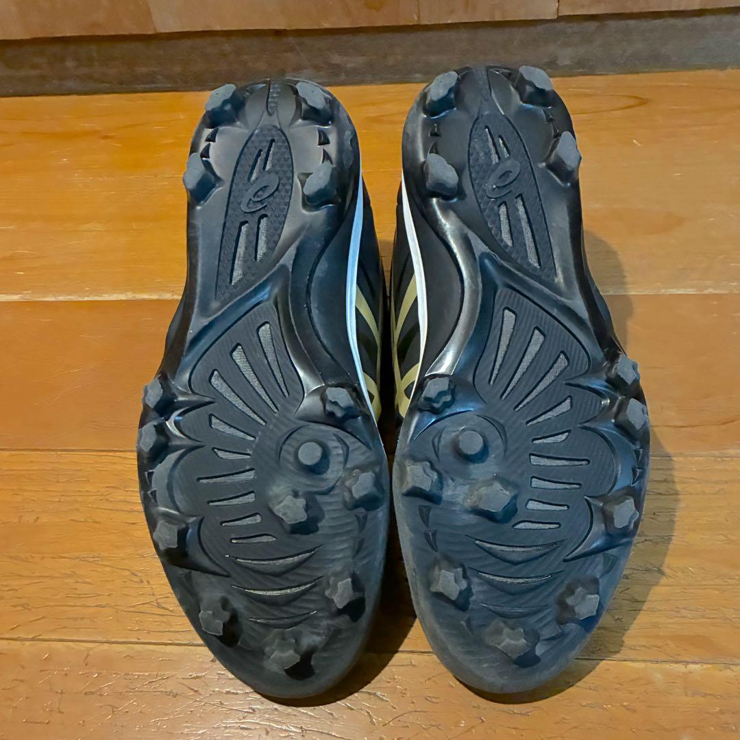 asics ゴールドステージファング27.0cm ブラック/ゴールド