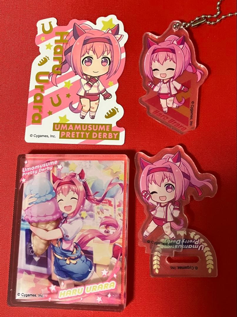 ウマ娘　48種類　ダイソー　セリア　アクリル　スタンド　キーホルダー　ステッカー