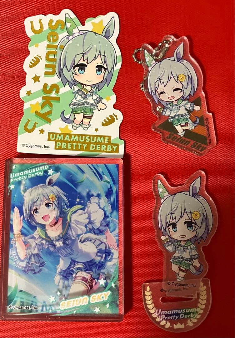 ウマ娘　48種類　ダイソー　セリア　アクリル　スタンド　キーホルダー　ステッカー