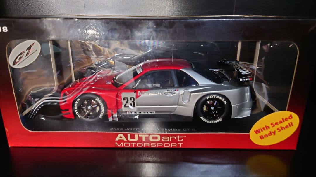 autoart 1/18 日産 R34 GTR JGTC #23